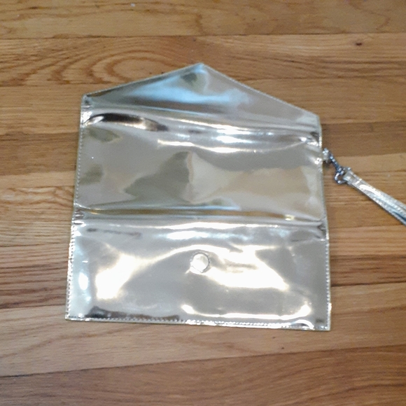 Macr Jacobs Wallet Clutch Wristlet Gold OS Macr Jacobs - Picture 3 of 4